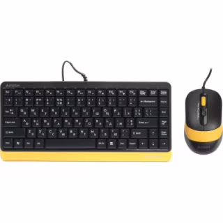 Комплект A4Tech F1110 USB Bumblebee (4711421987615)
