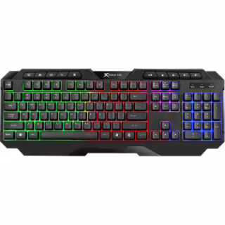 Клавіатура Xtrike ME KB-306 LED USB UA Black (KB-306UA)