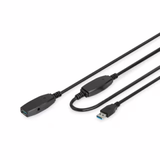 Дата кабель USB 3.0 AM/AF 10.0m Active Cable Digitus (DA-73105)