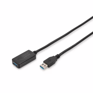Дата кабель USB 3.0 AM/AF 5.0m Active Cable Digitus (DA-73104)