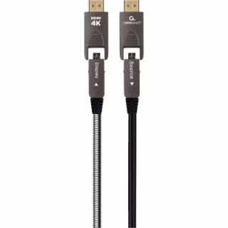Кабель мультимедійний HDMI M to HDMI M 10.0m V2.0 4K60Hz A/D to A/D AOC Cablexpert (CCAP-HDMIDD-AOC-10M)
