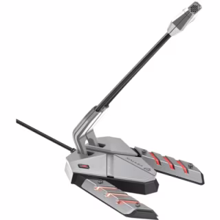 Микрофон Vertux Streamer-3 LED USB Grey (streamer-3.grey)