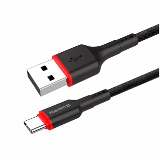 Дата кабель USB 2.0 AM to USB-C 1.0m 2.4А black ColorWay (CW-CBUC064-BK)