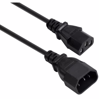 Кабель питания C13 to C14 1.8m 0.75mm2 copper Vinga (VYPCC13141875CU)