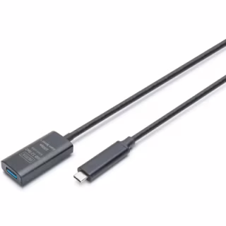 Дата кабель USB 3.2 AF to USB-C 5.0m Gen2 Active 10G Digitus (DA-73113)