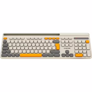 Клавіатура Canyon HKB-W03 Wireless UA Beige (CNS-HKBW03BG)