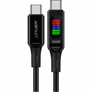 Дата кабель USB-C to USB-C 1.2m 100W with display C7-03 Acefast (6974316282778)
