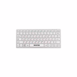 Клавіатура Maxxter KBW-C01S-UA Wireless UA White (KBW-C01S-UA)