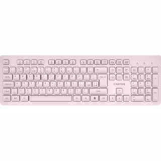Клавіатура Canyon HKB-W01 Silent Wireless UA Beige (CNS-HKBW01BG)
