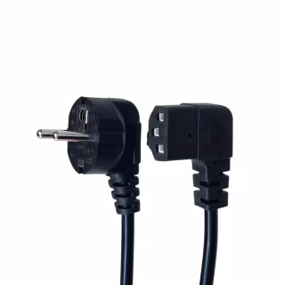 Кабель живлення C13 1.8m 90° corner black Armorstandart (ARM73124)