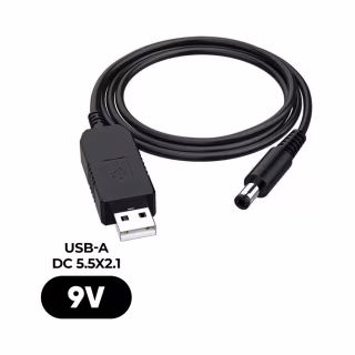 Кабель питания USB to DC 5.5x2.1mm 9V 0.8m Armorstandart (ARM65662)