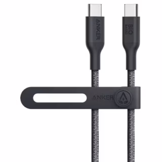 Дата кабель USB-C to USB-C 0.9m 140W bio-nylon 544 black Anker (A80F5H11)