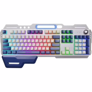Клавиатура Maxxter KBG-RGB-01-UA RGB USB Metal (KBG-RGB-01-UA)