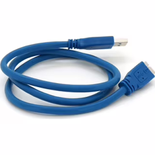 Дата кабель USB 3.0 AM to Micro B 0.8m black Voltronic (YT-3.0AM\Micro-B-0.8B)