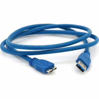 Дата кабель USB 3.0 AM to Micro B 1.0m blue Voltronic (YT-3.0AM\Micro-B-1.0BL)
