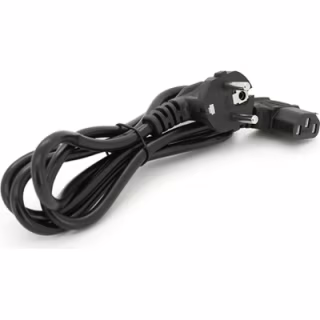 Кабель живлення C13 1.5m 0.75mm2 90° corner Voltronic (PC-186A CEE7/7-C13-CCA15)