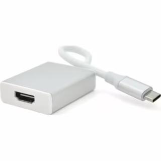 Переходник USB-C to HDMI F 0.1m 4K silver Voltronic (YT-C-Type-C(M)/HDMI(F)S)