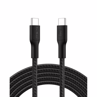 Дата кабель USB-C to USB-C 3.0m 240W black Belkin (CAB025HQ3MBK)