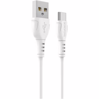 Дата кабель USB 2.0 AM to Micro 5P 1.0m 2.4A black BOROFONE (6931474743916)