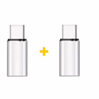 Перехідник Lightning F to USB-C M 2PCS silver XoKo (XK-AC025-SL2)