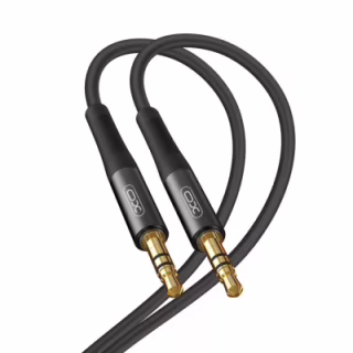 Кабель мультимедийный 3.5mm M to 3.5mm M 1.0m black XO (NBR175A-BK)