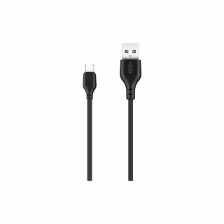 Дата кабель USB 2.0 AM to Micro 5P 2.0m 2.1A black XO (XO-NB103-BK)