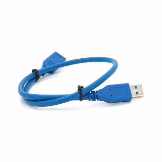 Дата кабель USB 3.0 AM/AF 0.5m blue Voltronic (YT-3.0AM\AF-0.5BL)