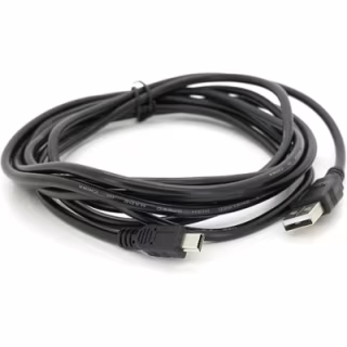Дата кабель USB 2.0 AM to Mini 5P 3.0m black Voltronic (YT-C/AM-3MnB/5446)
