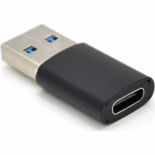 Переходник USB 3.0 M to USB-C F black VEGGIEG (TC-106)