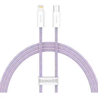 Дата кабель USB-C to Lightning 2.0m 20W purple Baseus (CALD000105)