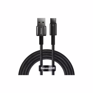 Дата кабель USB 2.0 AM to USB-C 2.0m 100W black Baseus (CAWJ000101)