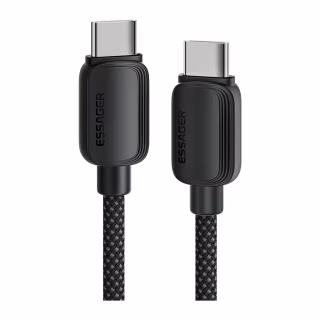 Дата кабель USB-C to USB-C 3.0m 100W black Essager (EXCTT1-WLC01-P)