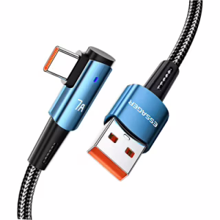 Дата кабель USB 2.0 AM to USB-C 1.0m 100W blue Essager (EXCWT7A-CG03-P)