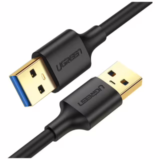 Дата кабель USB 3.0 AM/AM 1.0m US128 black Ugreen (10370)