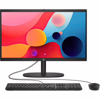 Компьютер HP 22-dg0003ua AiO / i3-N300, 8, 512, WiFi, кл+м, black (C31FREA)