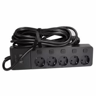 Мережевий фільтр живлення Patron SP1655-USB (EXT-PN-SP-1655-USB)