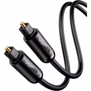 Кабель мультимедійний Optical Toslink 1.5m AV122 black Ugreen (70891)