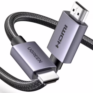 Кабель мультимедийный HDMI M to HDMI M 2.0m V2.0 4K60Hz HD153 black Ugreen (25299)