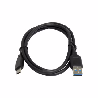 Дата кабель USB 3.0 AM to USB-C 1.0m black Patron (CAB-PN-USB3-TYPEC-1M)