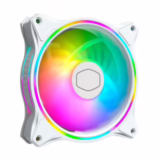Кулер для корпуса CoolerMaster MasterFan MF120 Halo 3in1 White Edition (MFL-B2DW-183PA-R1)
