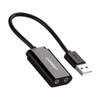 Звуковая плата Ugreen US205 black (30724)