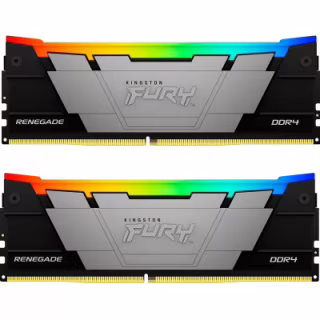 Модуль памяти для компьютера DDR4 32GB (2x16GB) 3600 MHz Fury Renegade RGB Kingston Fury (ex.HyperX) (KF436C16RB12AK2/32)