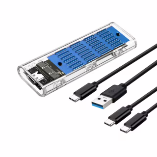 Карман внешний Dynamode M.2 SSD NVMe/SATA combo ч-з USB3.2 GEN2 Type-C (DM-CAD-SSD09)