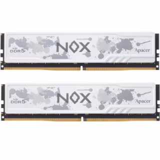 Модуль памяти для компьютера DDR5 32GB (2x16GB) 6000 MHz NOX White Apacer (AH5U32G60C622MWAA-2)