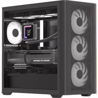 Корпус для ПК AeroCool D301A-G-BK-v2 Black (ACCS-DS03043.11)