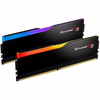 Модуль пам'яті для комп'ютера DDR5 32GB (2x16GB) 6400 MHz Ripjaws M5 RGB Matte Black G.Skill (F5-6400J3648F16GX2-RM5RK)