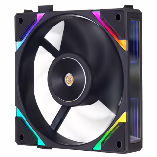 Кулер для корпуса 1stPlayer XF7 Black (XF7-BK-1IN1)