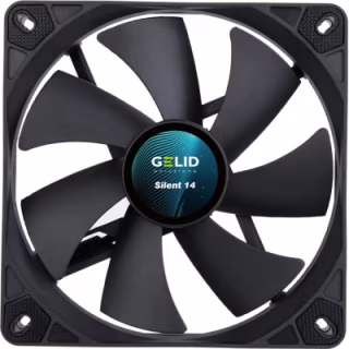 Кулер до корпусу Gelid Solutions Silent 14 Black 140 mm (FN-PX14-11)