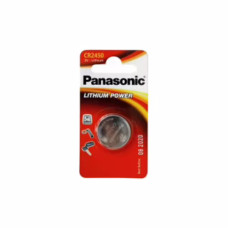 Батарейка Panasonic CR 2450 * 1 LITHIUM (CR-2450EL/1B)