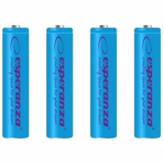 Аккумулятор Esperanza AAA 1000mAh Ni-MH * 4 blue (EZA102B)